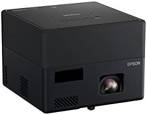 Epson EF-12 3LCD, Full HD, 1000 Lumens, 150 Inch Display, Android TV, Sound by Yamaha, Gaming & Home Cinema Laser Projector - Black
