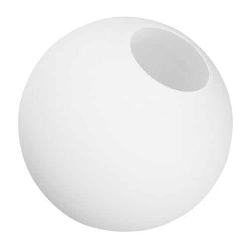 TIKODIDA Paralume di Ricambio in Vetro Trasparente per Lampade da Tavolo e Piantane, Paralume Sferico 130 MM per Ambienti Domestici e Uffici
