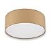 Produktbild REV Deckenleuchte - Deckenlampe rund 30cm mit Stoff-Lampenschirm im modernen Look  ideal für Schlafzimmer, Wohnzimmer & Kinderzimmer, jute