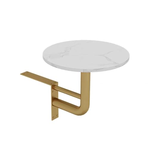 Table de bar ronde murale compacte pour cuisine bistrot et petits espaces
