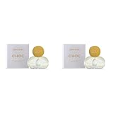 Pierre Cardin   Eau de Parfum pour Femme Choc de Pierre Cardin   Parfum aux Notes Fraiches et Elegantes   Flacon Elegant à 3 Cercles   Fragrance Sensuelle   50ml (Lot de 2)
