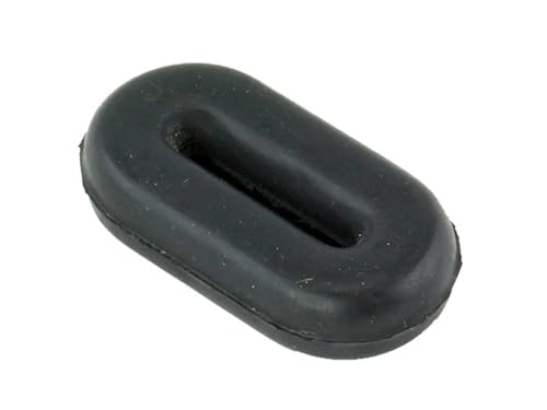 Grewal Equestrian Rubber Martingale Stoppers - 6 Pieces (Black)
