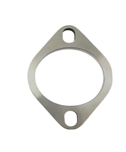 Silenciador de escape de acero inoxidable con junta de brida reforzada de 54mm