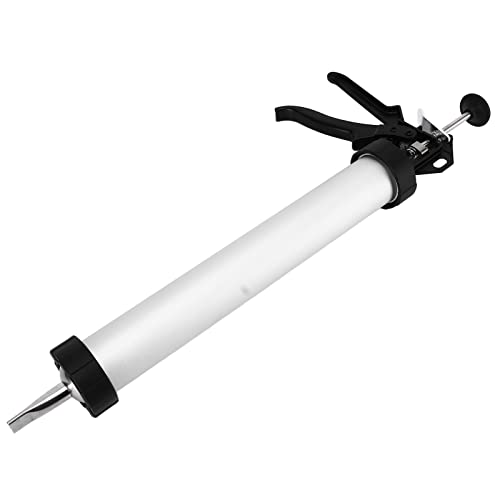 BONKZEBU Juego de Herramientas de Cocina de Fácil Limpieza con Pistola para Carne Seca con Boquilla Plana Redonda para Ventiladores de Cocina Caseros con Cecina, 15 Pulgadas