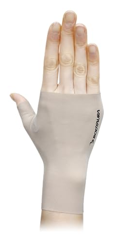 ボディーオーラ グルー 磁気ハンドサポーター Glue タイプ 1枚入り【左右兼用】【男女兼用】 (ベージュ, L:16〜20cm)