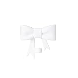 AXMCCH 10mm Bow Shape Straw Topper for Stanley Cup (White)