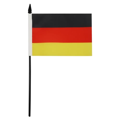 AZ FLAG - Tischflagge Deutschland - 15x10 cm - Deutsche Tischfahne 10 x 15 Cm - Flaggen