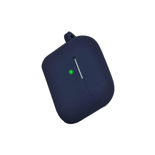 Image of GRIPP Rubon Silicone Case with Carabiner for AirPods Pro (1st Generation), 360 Shock Protection, Precise Cutout, Wireless Charging Support, Durable & Stylish - Indigo