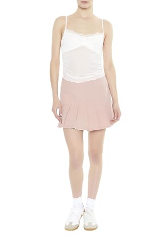 Forever 21 Women's Pleated A-line Mini Skirt
