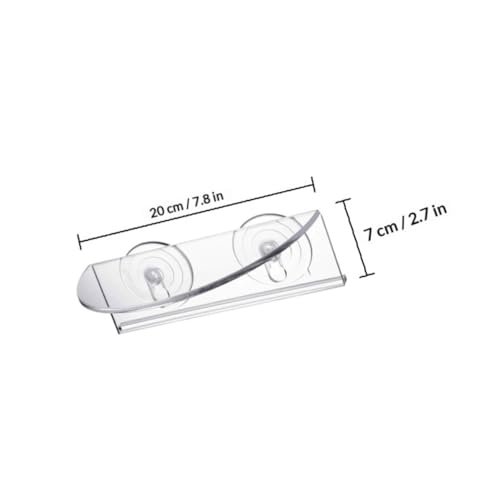 Estante para macetas de pared invisible de acrílico resistente al agua 3