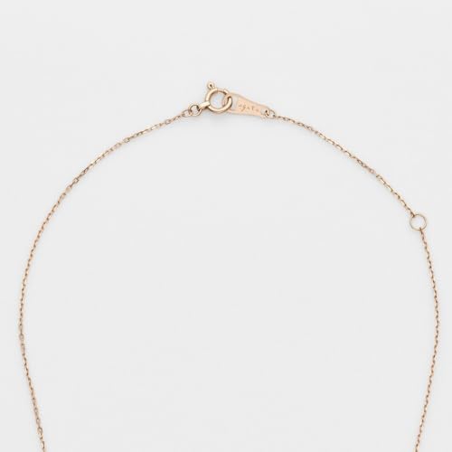 [アガット] 《WEB限定》K10ダイヤモンドネックレス（ピンクゴールド） ホワイトその5