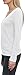 Velvet by Graham & Spencer womens Blaire Long Sleeve V-neck Tee T Shirt, White, Small US