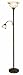 Normande Lighting JM1-884 71-Inch 100-Watt Incandescent Torchiere Floor Lamp with 40-Watt Side Reading Lamp