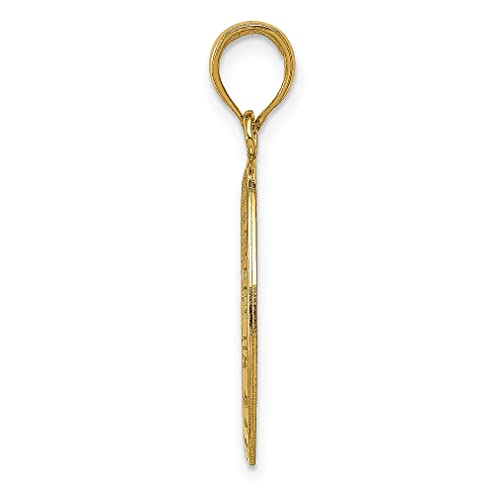 14K Yellow Gold Saint Christopher Medal Necklace Pendant Charm Religious Patron St Fine Jewelry For Women Gifts For Her #TOP1