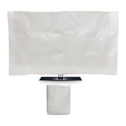Foam Flat Screen TV Cover Fits Up to 55"L x 32"W Flat Screen TV，50-55 Inch Television Foam Cover for TV Protection During House Moving, Storage, or Home Renovation-1 Pack Cover