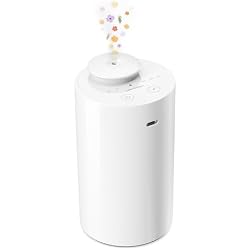 Airversa AN6 Waterless Diffuser for Essential Oil for Home, Room, White | Up to 600 sq ft, Battery Operated, 20mL, Timers & Mist Levels, Car Diffuser, for Office, Bathroom, Cold Air, Portable