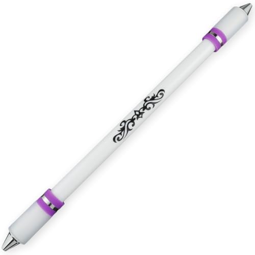 Amazon | ペン回し専用 改造ペン やりやすい 白軸 (パープル) | 多機能