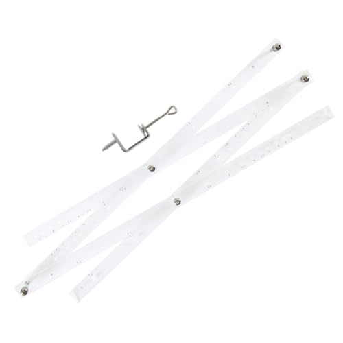 Règle de mesure d'angle Heally à zoom grossissant et bras articulé stable - 5