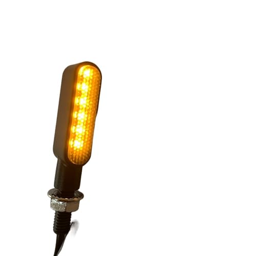 Feu de circulation moto 8mm ambre pour sublimer le style de votre bobber en balade