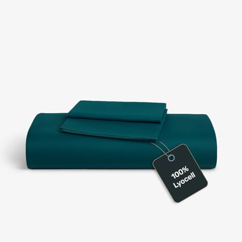 twenty:three® Lyocell Bettwäsche Set 135x200 cm + 80x80 cm, Farbe: Juice Petrol
