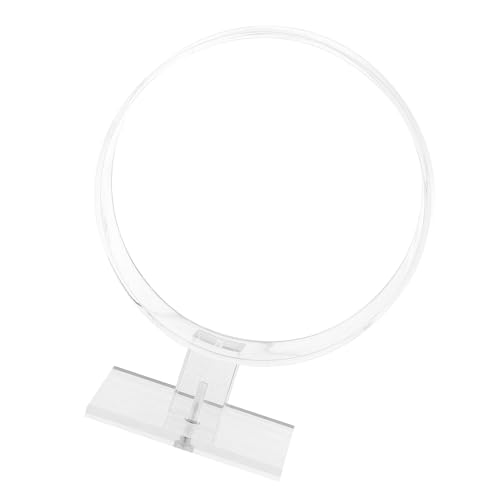 ULTECHNOVO Soporte de Acrílico para Diademas y Accesorios Cabello, Organizador Elegante y Redondo Textura Fina para Exhibición y Orden en Tiendas o Uso Personal