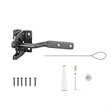 Pestillo automático de puerta resistente con tornillos para jardín, patio...