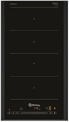 Balay - Placa modular de Inducción, 30 cm, 1 zona Flex Inducción doble de 40x21 cm, Función Sprint, Control deslizante con 17 niveles, Programable, negro, 3EB939LQ