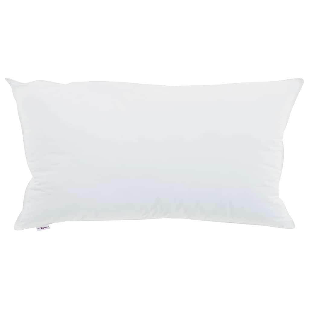 Cuscino in cotone bianco, 40 x 80 cm