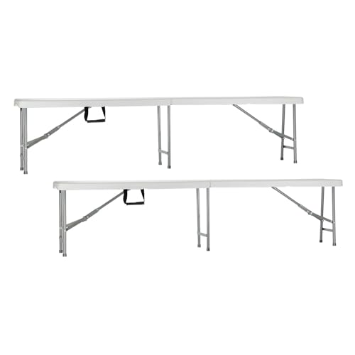 Orion91 Pack 2 Bancos Plegables Catering 180x30x43cm O91