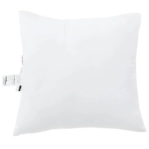 Coussin blanc 60x60 en coton lavable pour un lit impeccable - 3