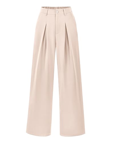 BTFBM Women High Waist Palazzo Pants Casual Wide Leg Trousers But...