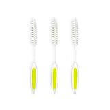 Apto para TM5, TM6, TM31 WunderBrush® - Juego de 3 cuchillos de mezcla, cepillo de limpieza para cuchillas de mezcla, cepillo de limpieza Thermomix, fabricado en Alemania