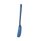 Gatuida 2 Piezas cortadora de mantequilla queso espátula para untar crema de mantequilla acero utensilios cocina cuchillas cutter cortador de mantequilla cortador multiusos Blue