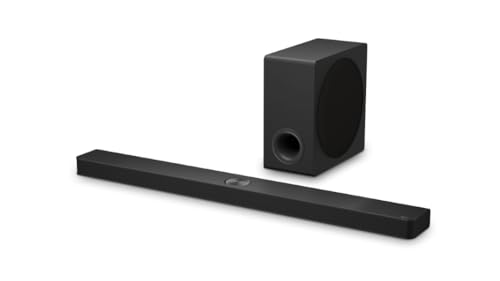 Lg S90Ty Soundbar Tv 570W, 5.1.3 Canali Con Subwoofer Wireless, 3 Canali Up-Firing, Ai Room Calibration Pro, Dolby Atmos, Dts:X, Bluetooth, Wi-Fi, Spo