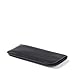Leatherology Black Onyx Soft Eyeglass Case – Leather Glasses Holder with Velour Interior, Slim Protective Design Fits Standard Eyeglasses & Sunglasses for Men & Women
