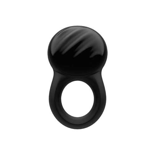Satisfyer Satisfyer App Enabled Signet Ring Connect App - Black Waterproof Silicone Ring - 150 Gr - 8