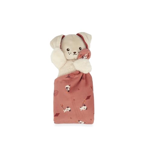 Kaloo Carre Douceur DOUDOU Chien Brique, Ziegelstein