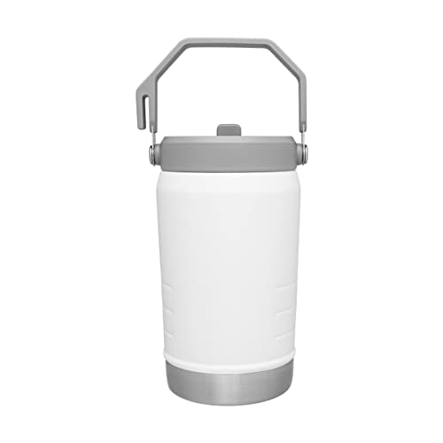 Image of Stanley IceFlow Flip Straw Jug with Handle 40 oz| Twist On Lid and Flip Up Straw | Leak Resistant for Travel and Sports | Insulated Stainless Steel | BPA-Free | Polar