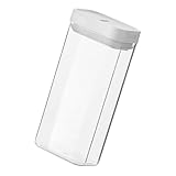 NIYANGLE Nudel aufbewahrungsbox Vorratsdose mit Luftdichtem Deckel Bpa frei Wiederverwendbar für Küche Speisekammer Trockenwaren Wie Spaghetti Reis Bohnen Zucker