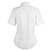 SUNNOW Womens Button Down Shirts Tailored Short Sleeve Shirt Basic Simple Stretch Wrinkle Free Formal Work Blouses White