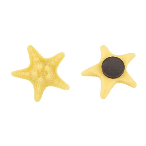 Set de 12 imanes decorativos de concha y estrella miniatura 3