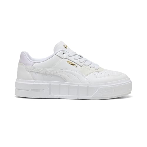 PUMA Womens Cali Court Lace Up Sneakers Shoes Casual - White - Size 8 M