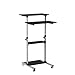 Mount-It! Rolling Desk Adjustable Height up to 54.7