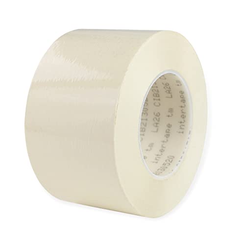 Intertape LA-26/NAT160 LA-26 Polyester/Rope-Fiber Laminate Tape: 1" x 60 yd., Natural