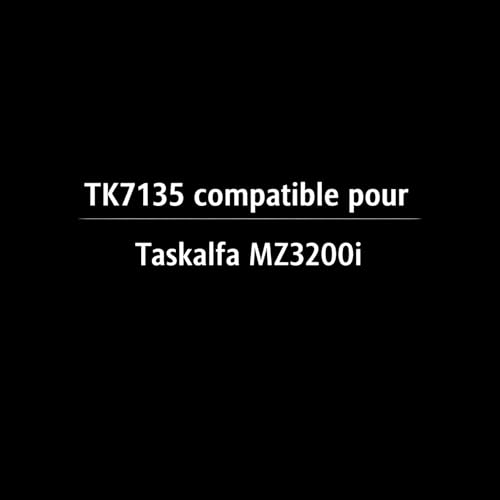 Toner compatible Kyocera TK7135 noir pack 4 longue durée 20k
