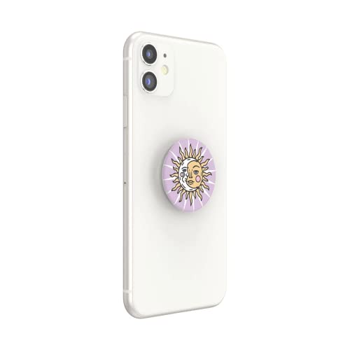 Image of PopSockets Phone Grip with Expanding Kickstand, Moon & Sun - Celestial