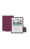 Amazon Kindle Scribe Colorsoft 64 GB (Garnet) + Lápiz Prémium + Funda | Piel Prémium (Garnet) + USB-C Chargeur