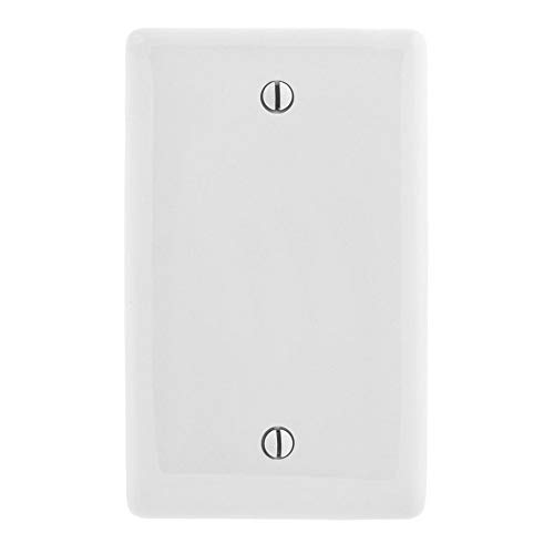 Hubbell 1-Gang White Single Blank Wall Plate #TOP12