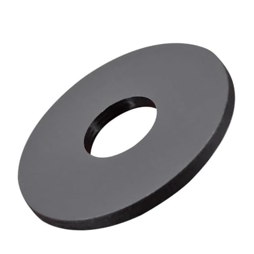 Rondelles plates M2-M20 isolation d'espacement en plastique joints étanches M8 noir