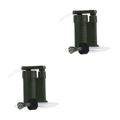 ibasenice 2 Pcs Water Filter Emergency Water Purifier Portable for Outdoor Activities